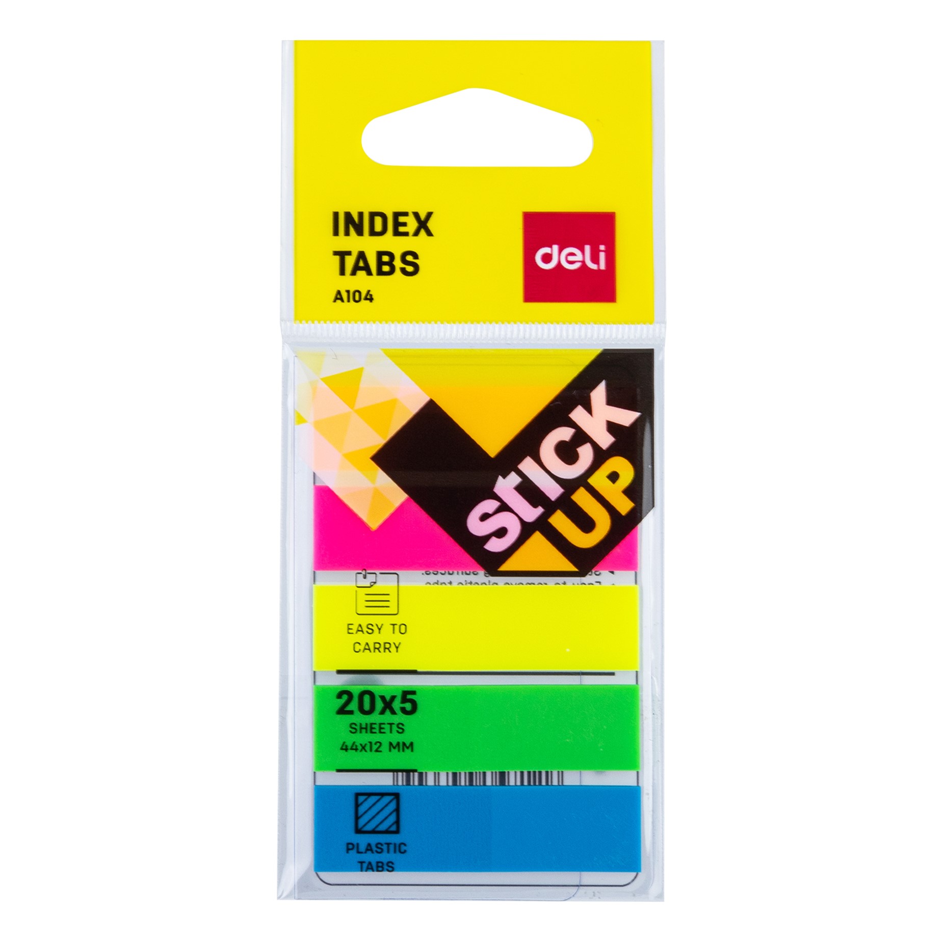 Penanda Halaman/Index Tabs DELI isi 5 warna @20 EA10402 Default